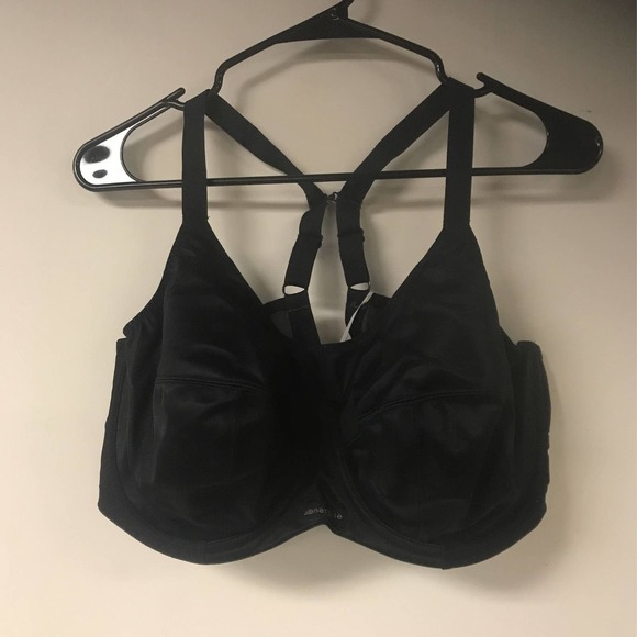 Elomi Energise Full Figure Underwire Sport Bra, Size 40E, US 40DDD, Black - Picture 4 of 7